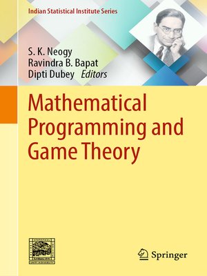 cover image of Mathematical Programming and Game Theory